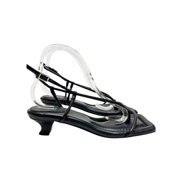 BY MALENE BIRGER Tevi Black Padded Sandals - Picture 4 of 6